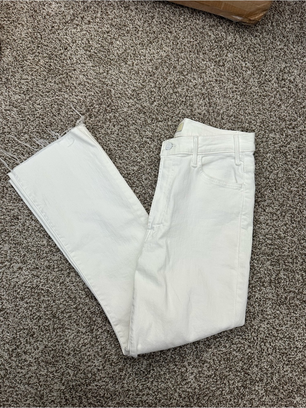 MOTHER White Women's Straight-Leg Jeans